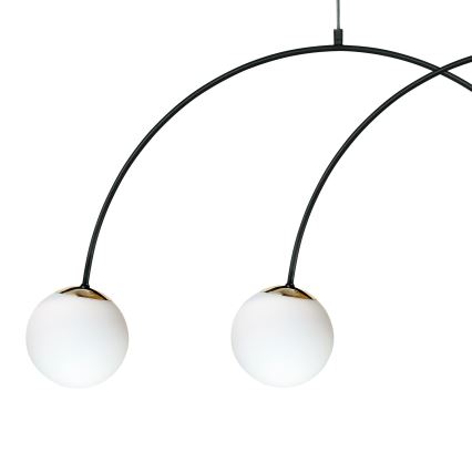 Zuma Line - Suspension sur câble 4xE14/10W/230V noir