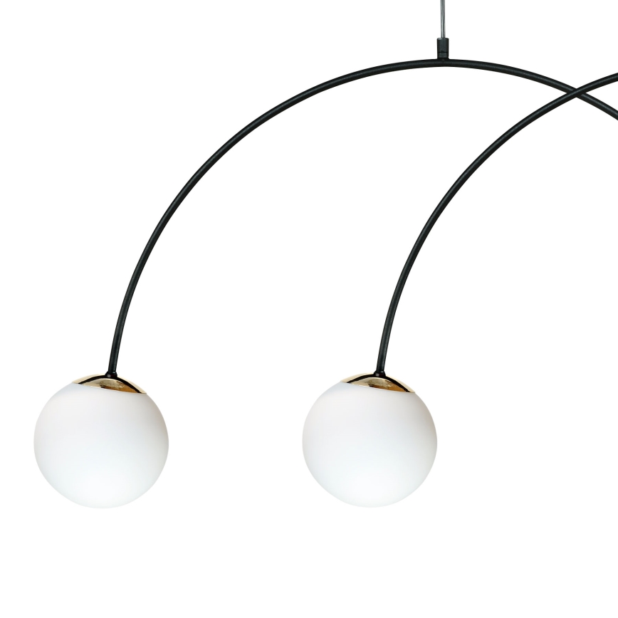 Zuma Line - Suspension sur câble 4xE14/10W/230V noir