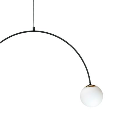 Zuma Line - Suspension sur câble 2xE14/10W/230V noire