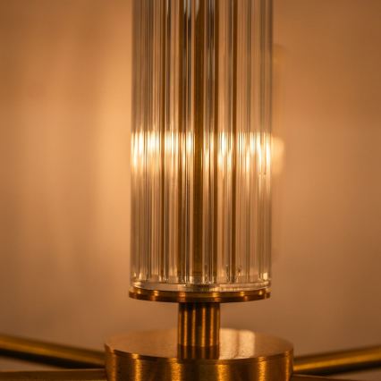 Zuma Line - Lustre sur tige 7xE14/7W/230V doré