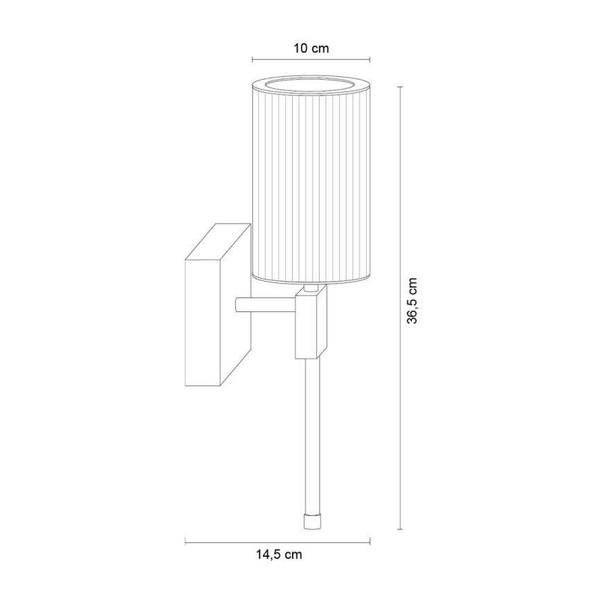 Zuma Line - Applique murale 1xE14/7W/230V dorée