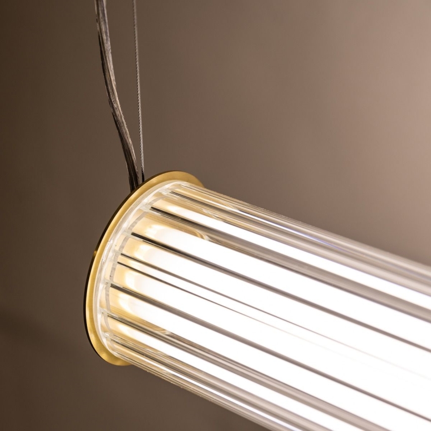 Zuma Line - Suspension LED dimmable sur câble LED/39W/230V 2700-6500K dorée + télécommande