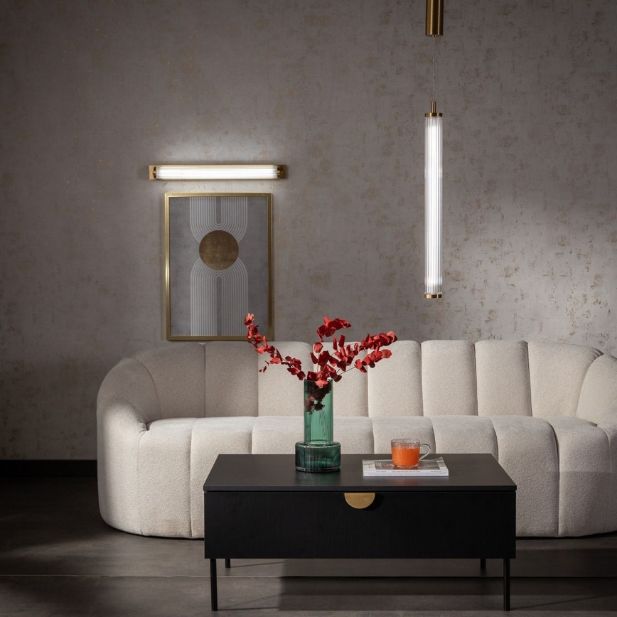 Zuma Line - Lustre LED dimmable suspendu sur câble LED/26W/230V 2700-6500K doré + télécommande