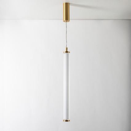 Zuma Line - Lustre LED dimmable suspendu sur câble LED/26W/230V 2700-6500K doré + télécommande