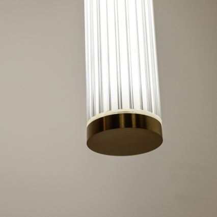 Zuma Line - Lustre LED dimmable suspendu sur câble LED/26W/230V 2700-6500K doré + télécommande
