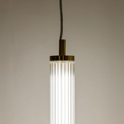 Zuma Line - Lustre LED dimmable suspendu sur câble LED/26W/230V 2700-6500K doré + télécommande