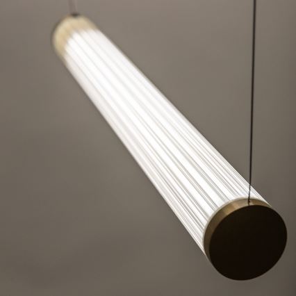 Zuma Line - Suspension LED gradable sur câbles LED/64W/230V 2700-6500K dorée + télécommande