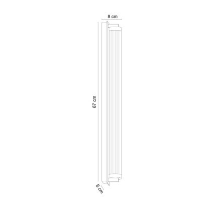Zuma Line - Applique murale LED dimmable LED/26W/230V 2700-6500K dorée + télécommande