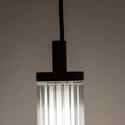 Zuma Line - Suspension LED dimmable sur câble LED/26W/230V 2700-6500K noire + télécommande