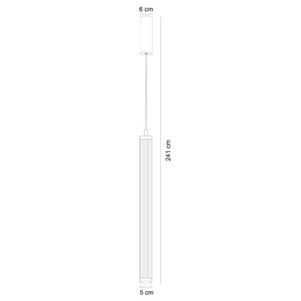 Zuma Line - Suspension LED dimmable sur câble LED/26W/230V 2700-6500K noire + télécommande