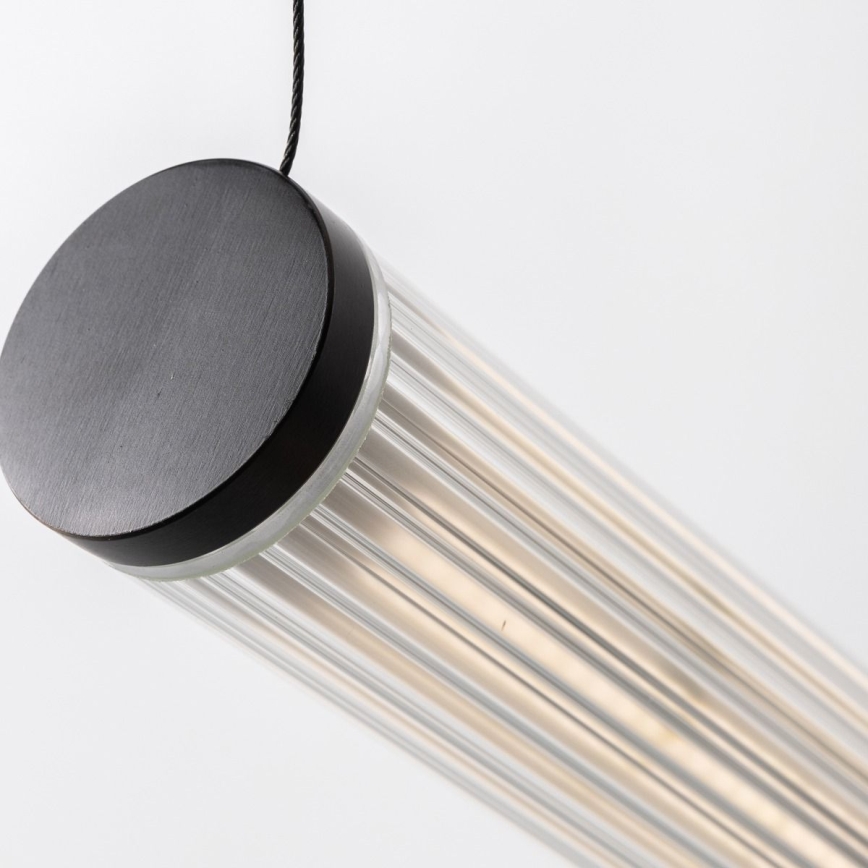 Zuma Line – Suspension LED dimmable sur câble, 64 W (230 V), 2700–6500 K, noire, avec télécommande
