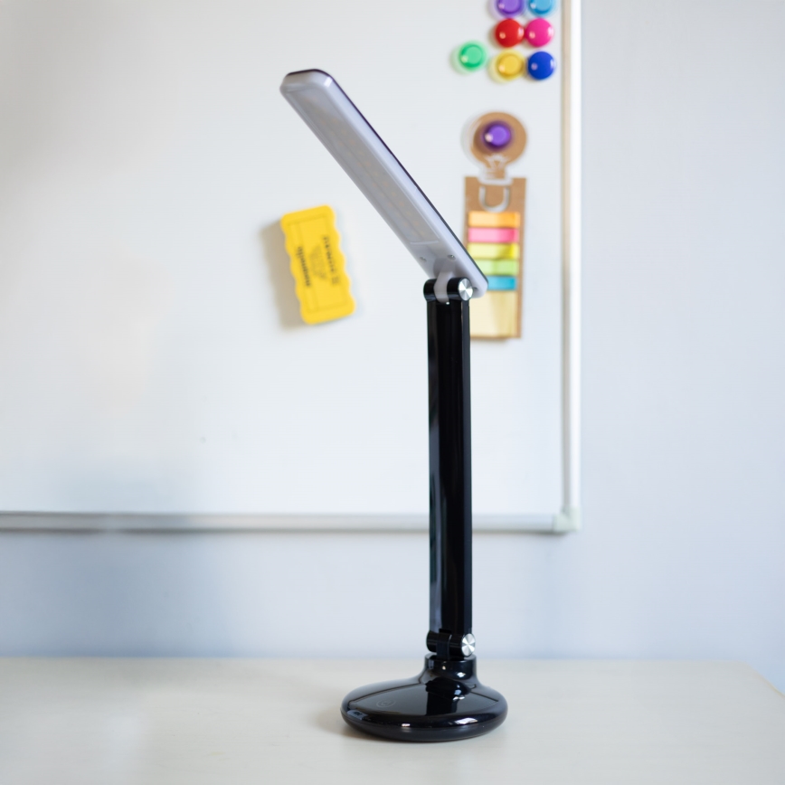 Zuma Line - Lampe de table rechargeable LED/6W/1200 mAh 3000/4500/6000K CRI 90 noir