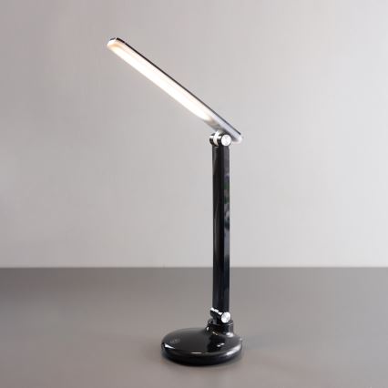 Zuma Line - Lampe de table rechargeable LED/6W/1200 mAh 3000/4500/6000K CRI 90 noir