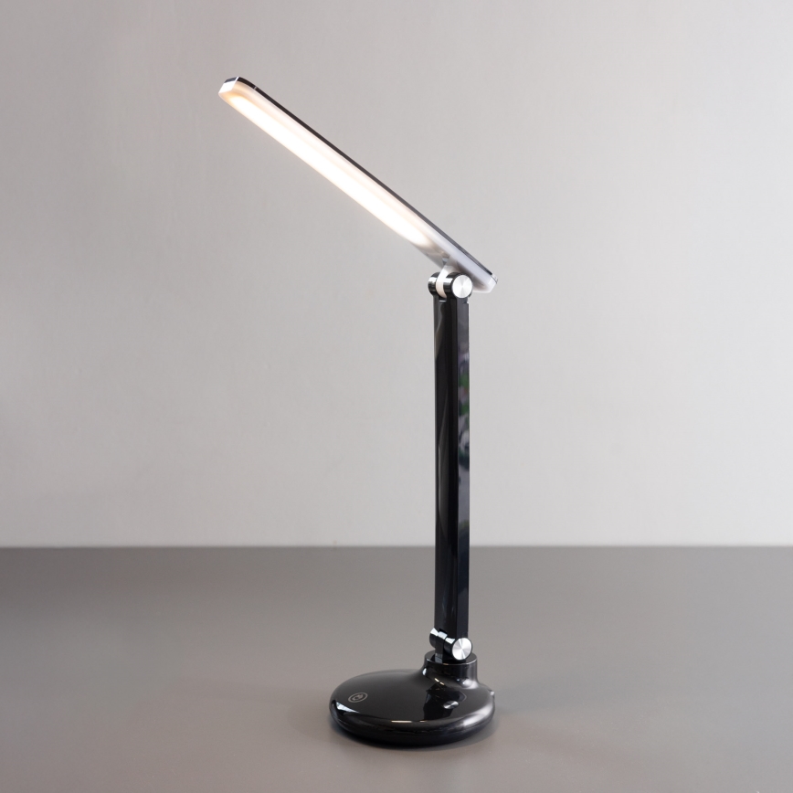 Zuma Line - Lampe de table rechargeable LED/6W/1200 mAh 3000/4500/6000K CRI 90 noir