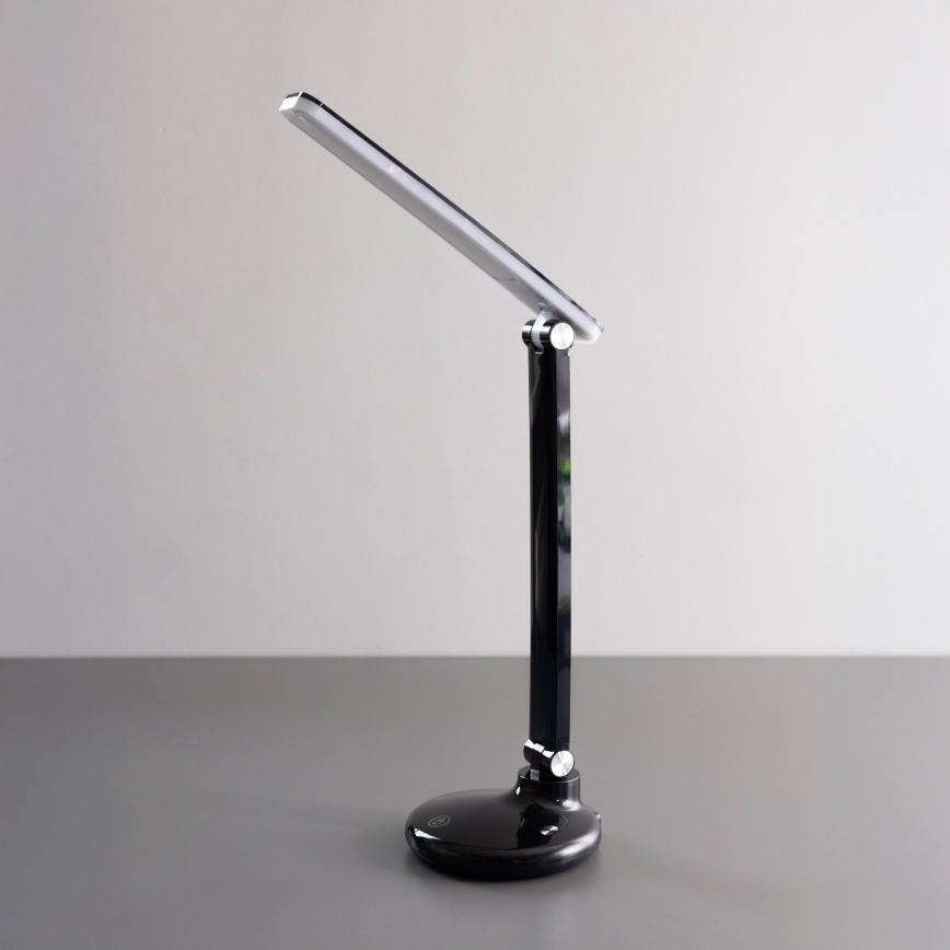 Zuma Line - Lampe de table rechargeable LED/6W/1200 mAh 3000/4500/6000K CRI 90 noir