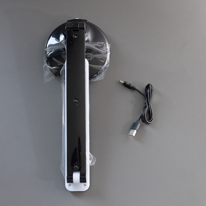 Zuma Line - Lampe de table rechargeable LED/6W/1200 mAh 3000/4500/6000K CRI 90 noir