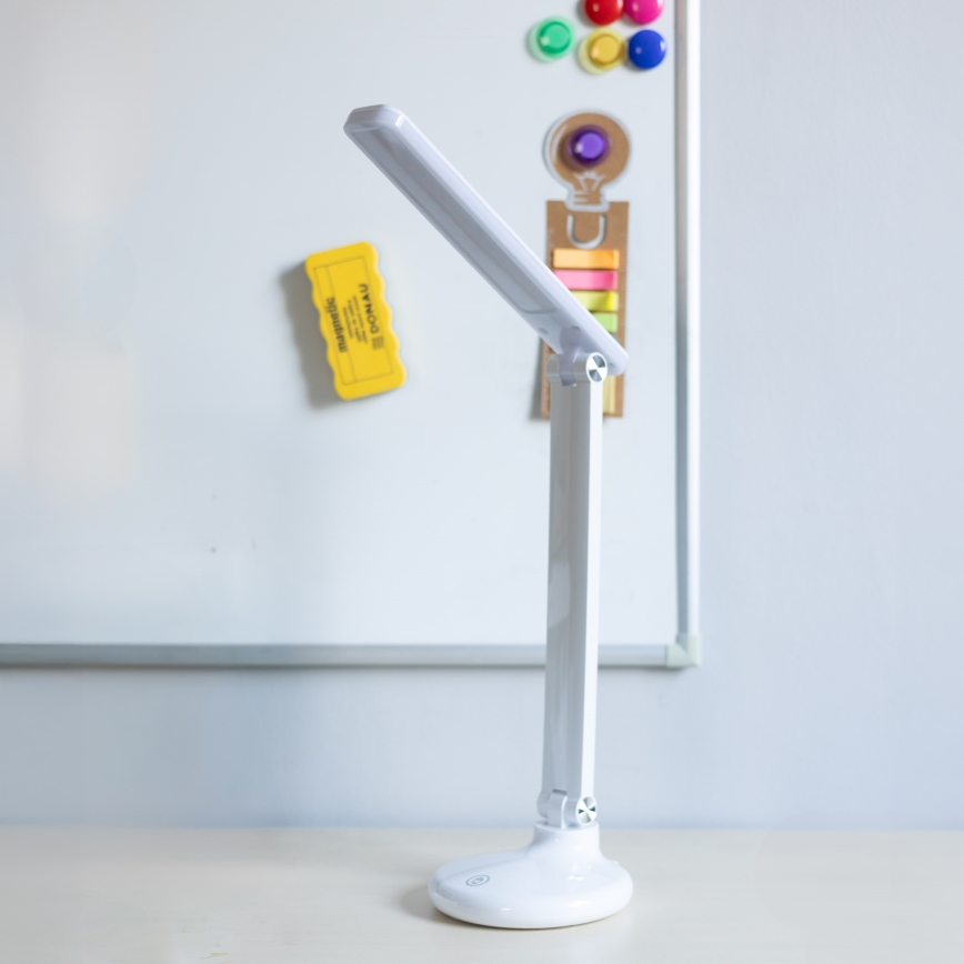 Zuma Line - Lampe de table rechargeable LED/6W/1200 mAh 3000/4500/6000K CRI 90 blanc