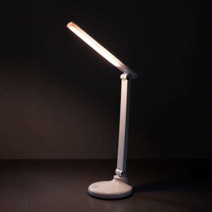 Zuma Line - Lampe de table rechargeable LED/6W/1200 mAh 3000/4500/6000K CRI 90 blanc