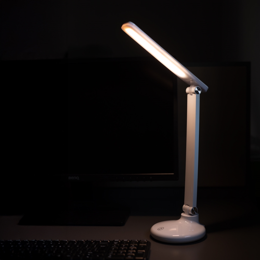 Zuma Line - Lampe de table rechargeable LED/6W/1200 mAh 3000/4500/6000K CRI 90 blanc