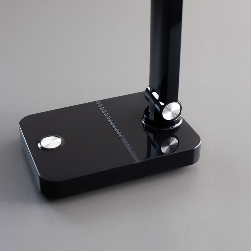 Zuma Line - Lampe de table rechargeable LED/8W/1200 mAh 3000/4500/6000K CRI 90 noir