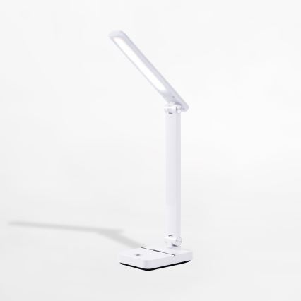 Zuma Line - Lampe de table rechargeable LED/8W/1200 mAh 3000/4500/6000K CRI 90 blanc