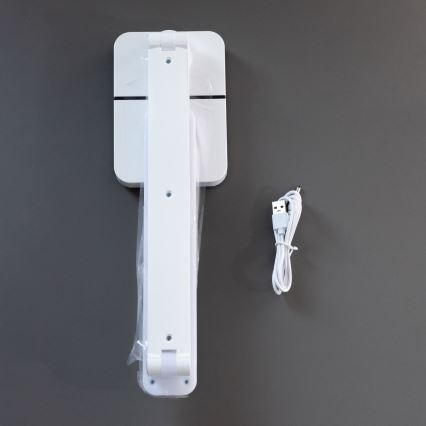 Zuma Line - Lampe de table rechargeable LED/8W/1200 mAh 3000/4500/6000K CRI 90 blanc