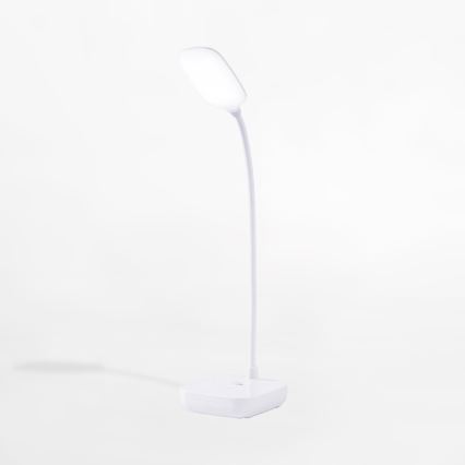Zuma Line - Lampe de table rechargeable LED/7W/1200 mAh 3000/4500/6000K CRI 90 blanc
