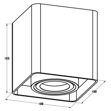 Zuma Line - Spot 1xGU10/50W/230V blanc