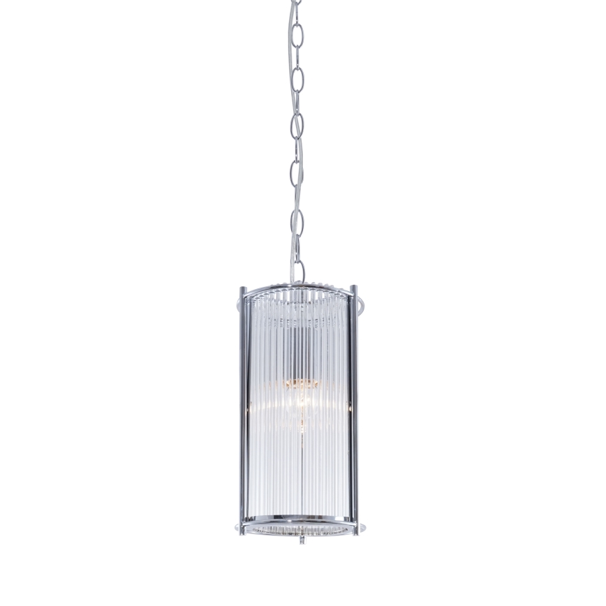 Zuma Line - Suspension chaîne 1xE27/40W/230V chrome brillant