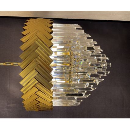 Zuma Line - Suspension chaîne 9xE14/40W/230V doré