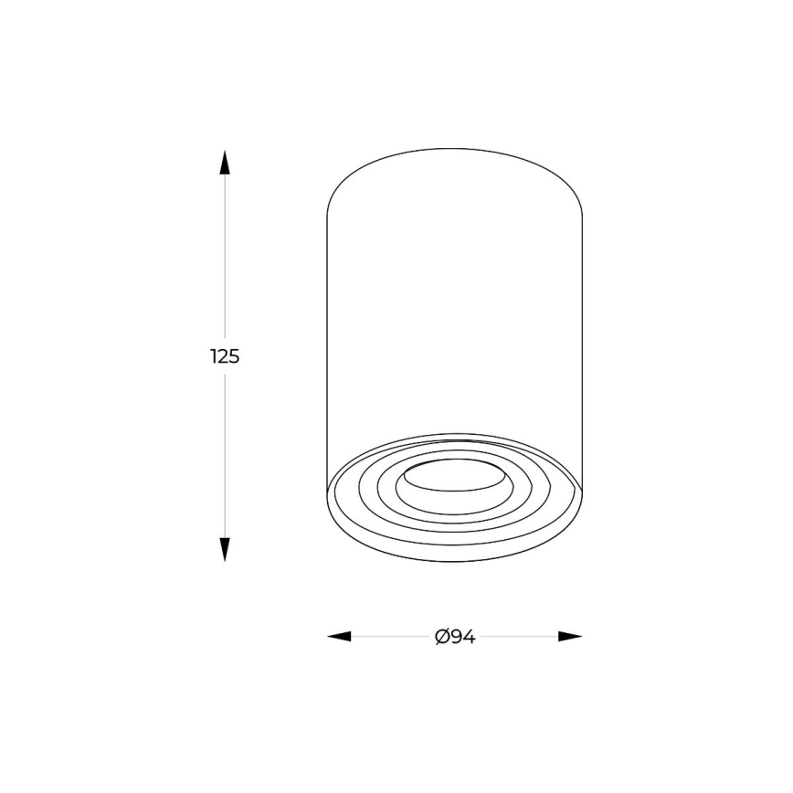 Zuma Line - Spot LED RGBW dimmable 1x GU10/6W/230V noir + télécommande