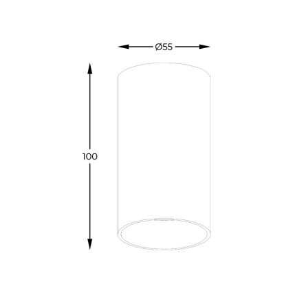 Zuma Line - Spot LED RGBW dimmable 1xGU10/4,8W/230V blanc + télécommande