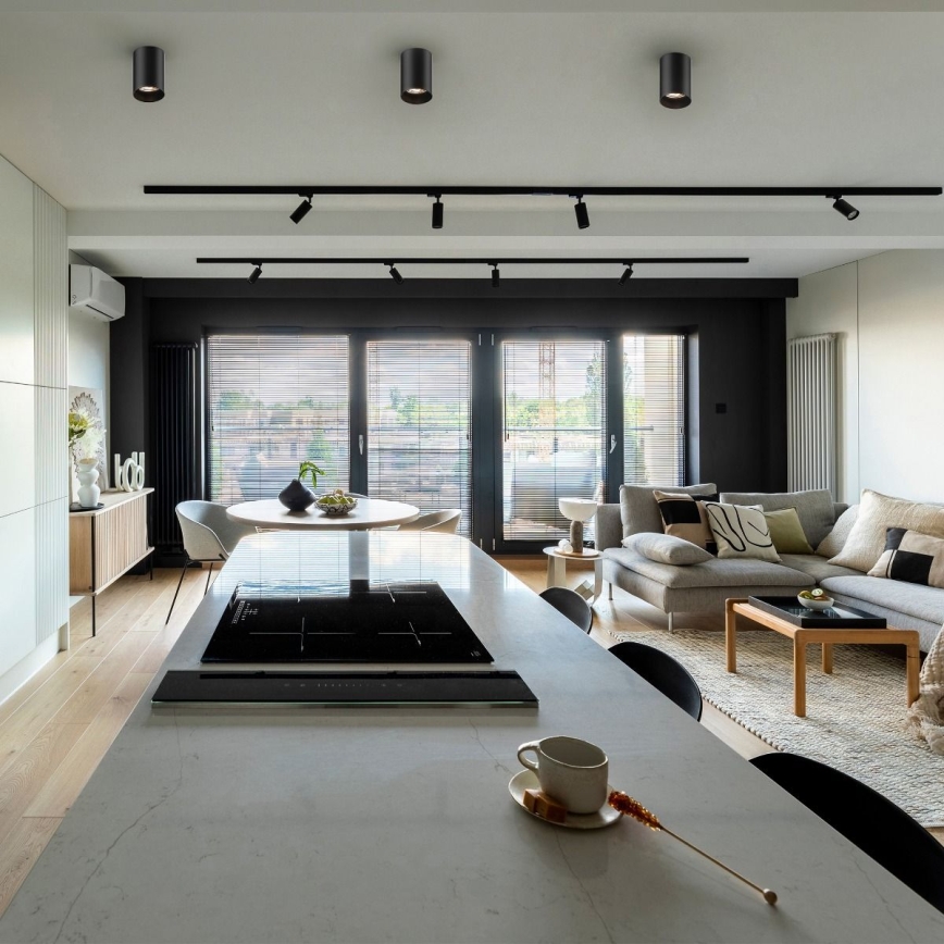 Zuma Line - Spot LED RGBW dimmable 1xGU10/6W/230V noir + télécommande