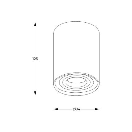 Zuma Line - Spot LED RGBW dimmable 1xGU10/6W/230V doré + télécommande