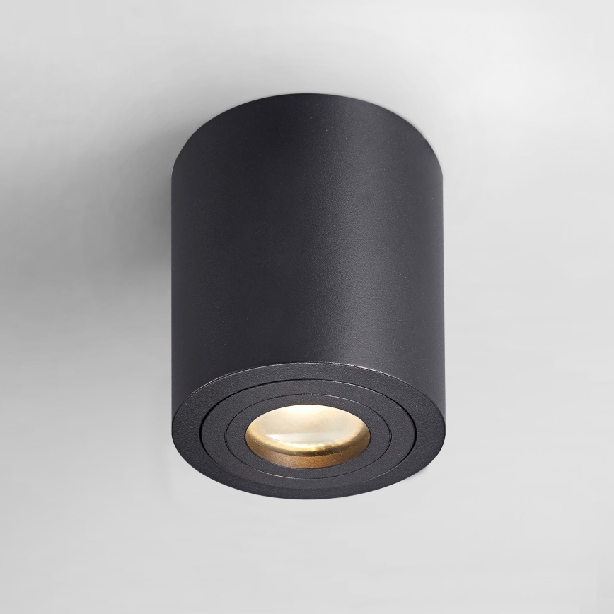 Zuma Line - Spot LED RGBW dimmable pour salle de bains 1xGU10/4,8W/230V IP44 noir + télécommande