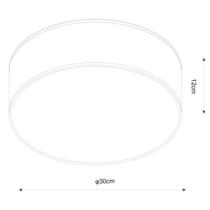 Zuma Line - Plafonnier 2xE14/40W/230V noir