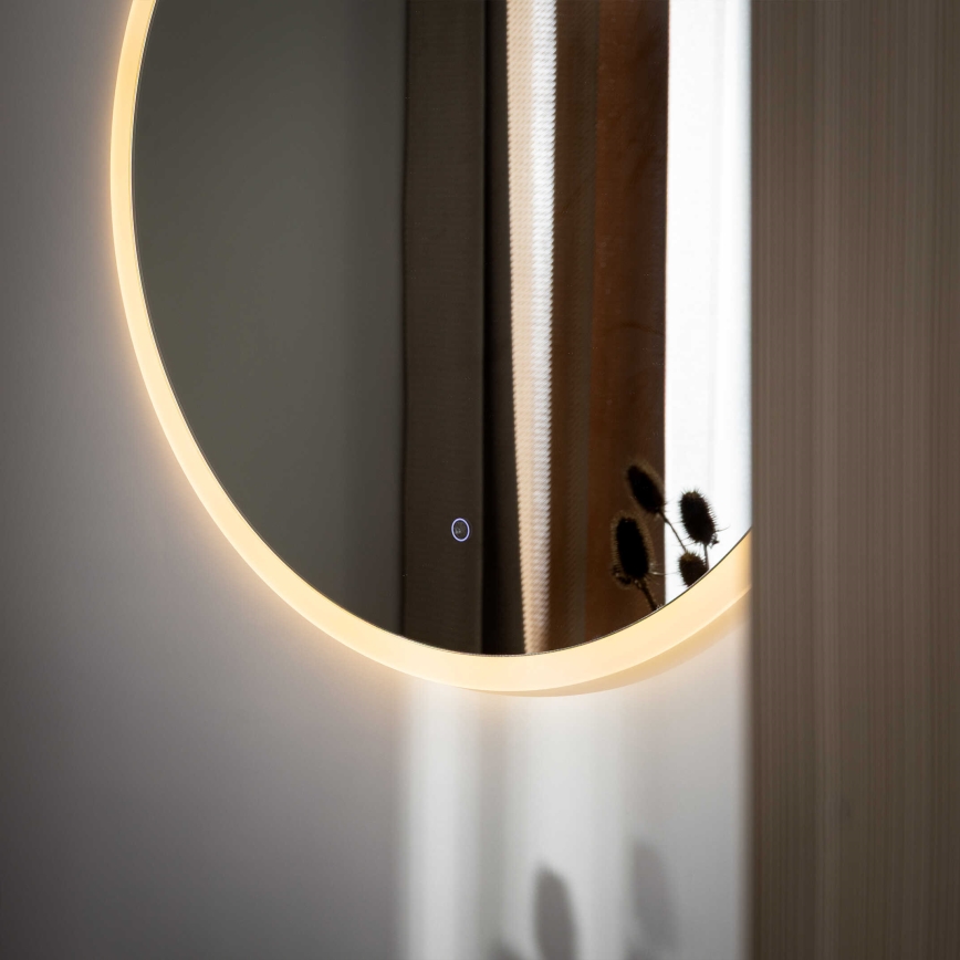 Zuma Line - Miroir mural de salle de bains rétroéclairé LED/36W/230V 3000/4000/6000K Ø 80 cm IP44