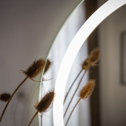 Zuma Line - Miroir mural LED pour salle de bains avec éclairage intégré 36W/230V 3000/4000/6000K Ø 80 cm IP44