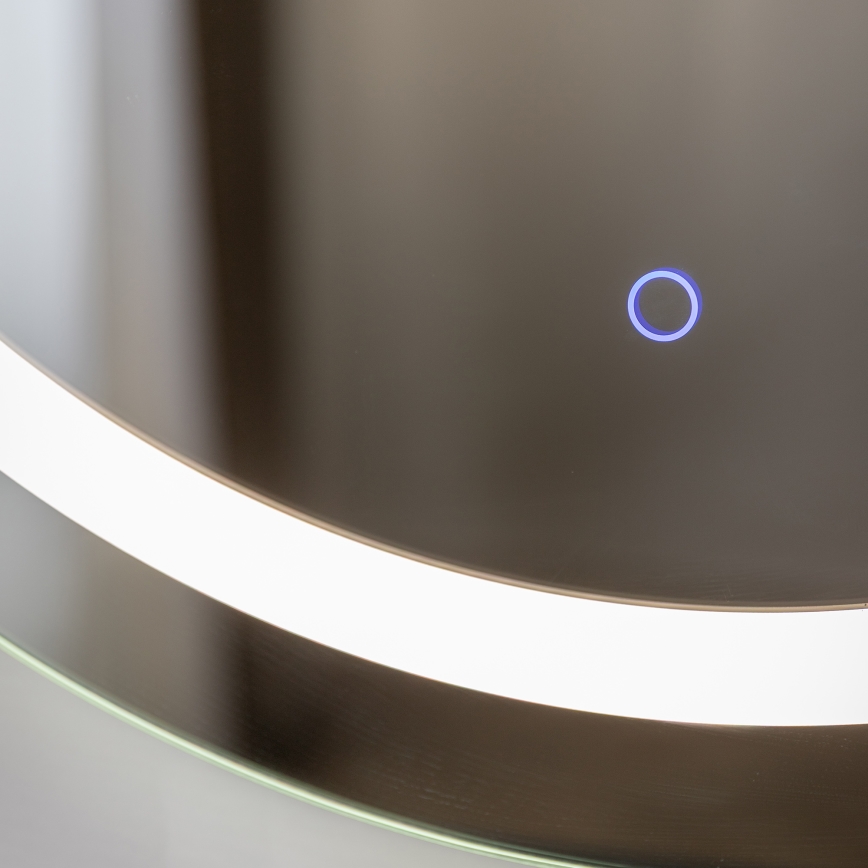 Zuma Line - Miroir mural LED pour salle de bains avec éclairage intégré 36W/230V 3000/4000/6000K Ø 80 cm IP44