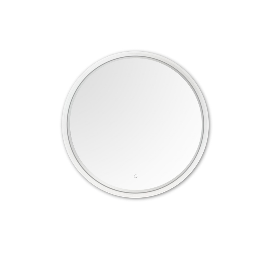 Zuma Line - Miroir mural de salle de bain avec rétro-éclairage LED/24W/230V 3000/4000/6000K d. 60 cm IP44 blanc/doré