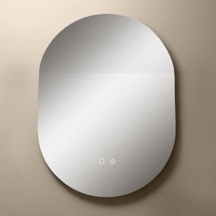 Zuma Line - Miroir mural chauffant de salle de bain avec rétro-éclairage LED/24W/230V 3000/4000/6000K 70x50 cm IP44