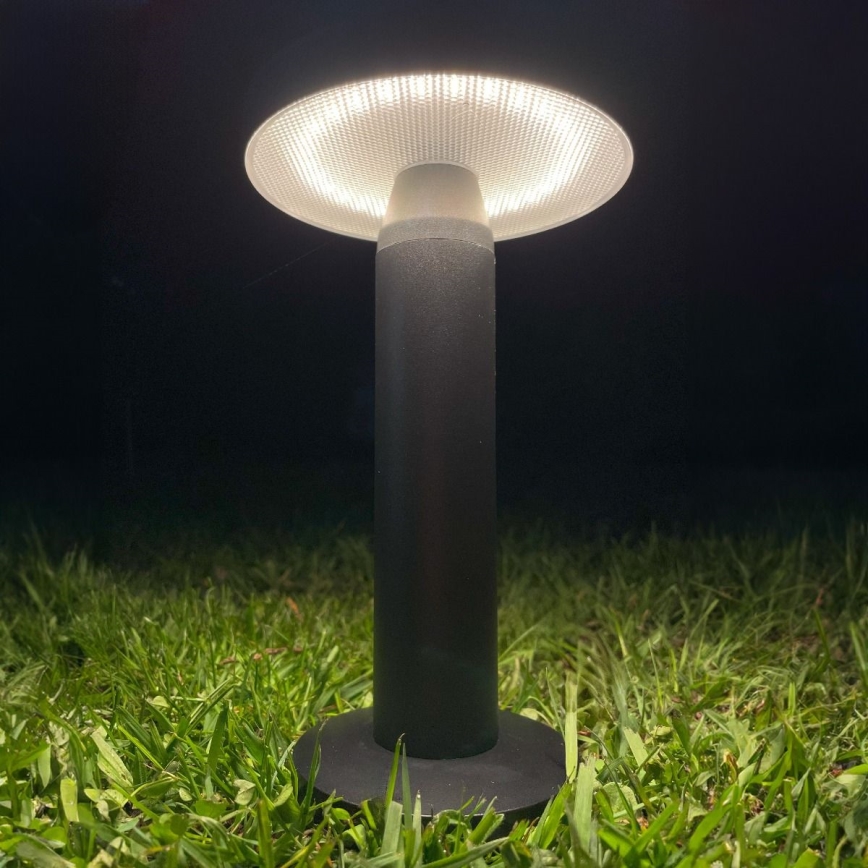 Zuma Line - Lampe de table solaire à intensité variable et rechargeable LED/2W/2000 mAh IP44 noir