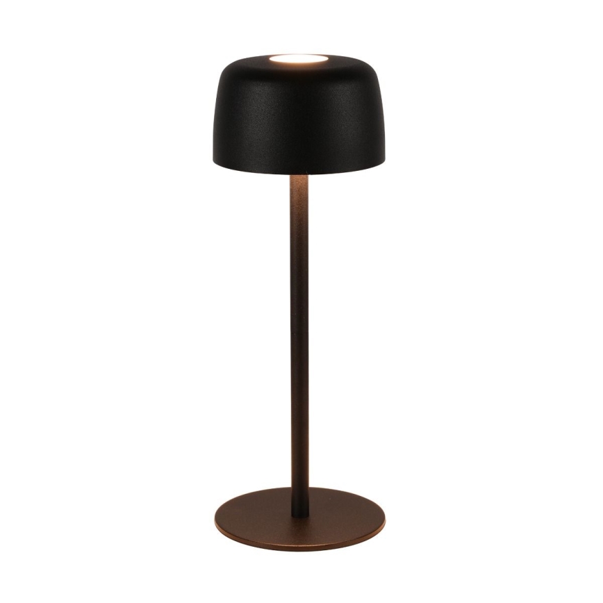 Zuma Line - Lampe de table à intensité variable rechargeable LED/2W/1200 mAh IP44 noir
