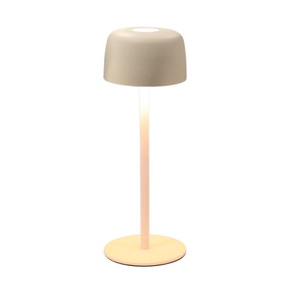Zuma Line - Lampe de table à intensité variable rechargeable LED/2W/1200 mAh IP44 crémeux