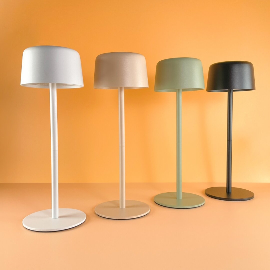 Zuma Line - Lampe de table à intensité variable rechargeable LED/2W/1200 mAh IP44 vert