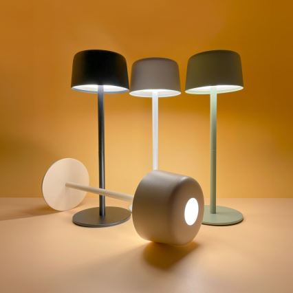 Zuma Line - Lampe de table à intensité variable rechargeable LED/2W/1200 mAh IP44 vert
