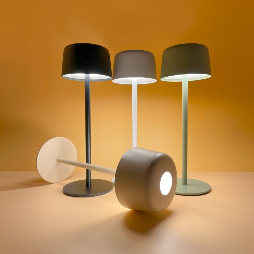 Zuma Line - Lampe de table à intensité variable rechargeable LED/2W/1200 mAh IP44 vert