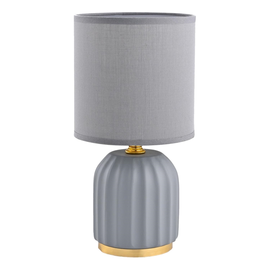 Zuma Line - Lampe de table 1xE14/40W/230V gris/doré
