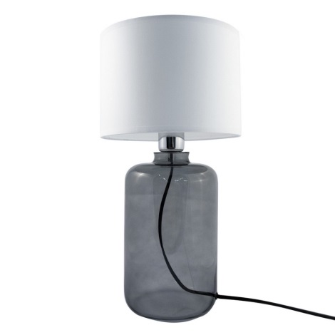 Zuma Line - Lampe de table 1xE27/40W/230V blanche/noire