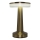 Zuma Line - Lampe de table à intensité variable et rechargeable LED/2,5W/1200 mAh 3000/4000/6000K doré